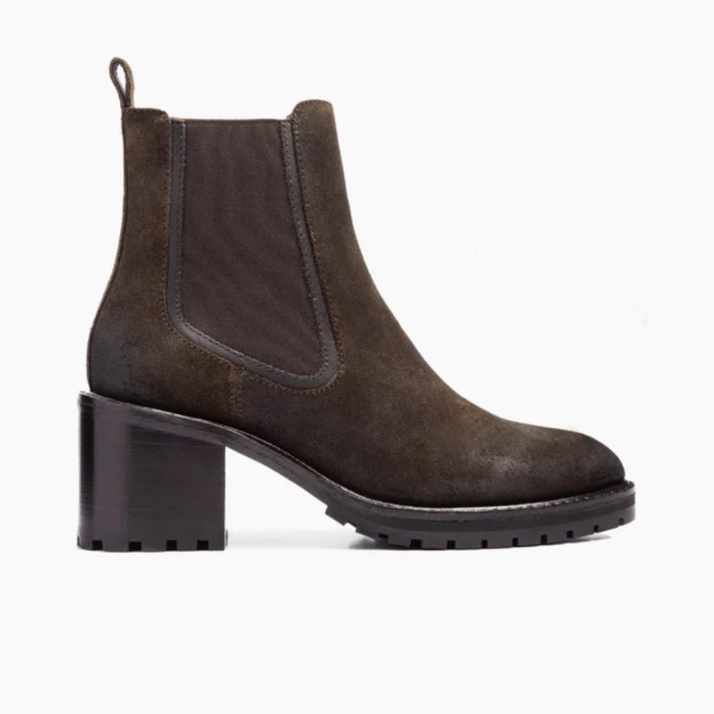 THURSDAY BOOT COMPANY - KNOCKOUT- Dark Olive Suede - Women's 10